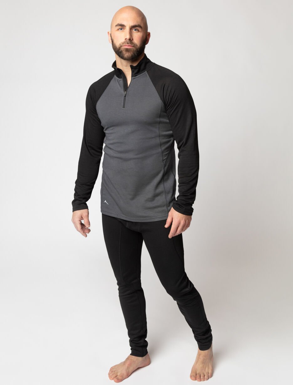 Mock Neck Thermal Sweater