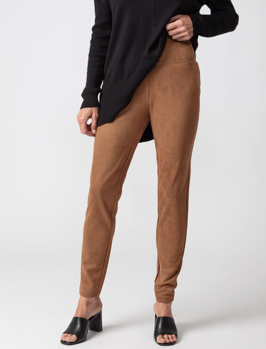 Faux-suede Leggings
