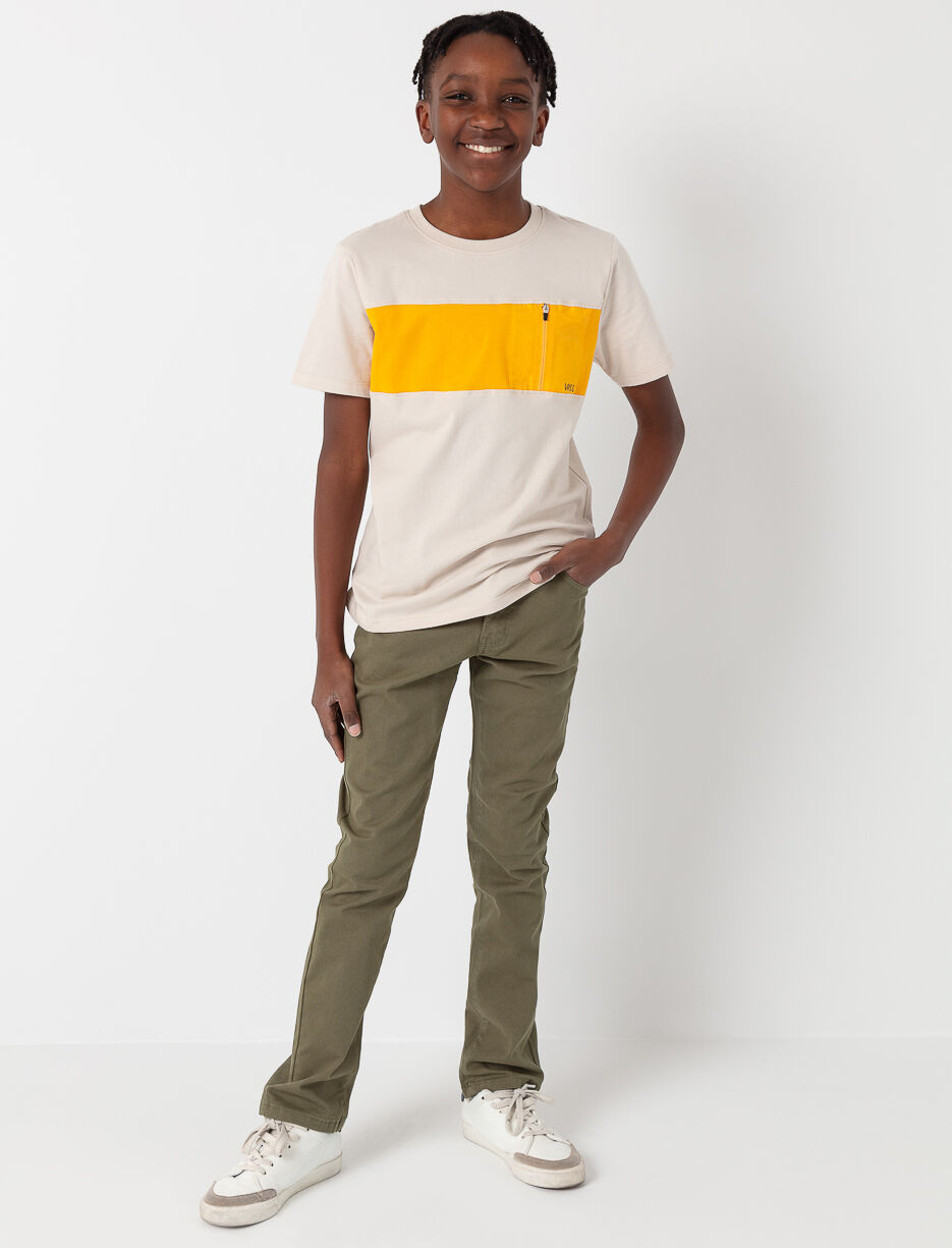 Pantalon étroit à taille régulière