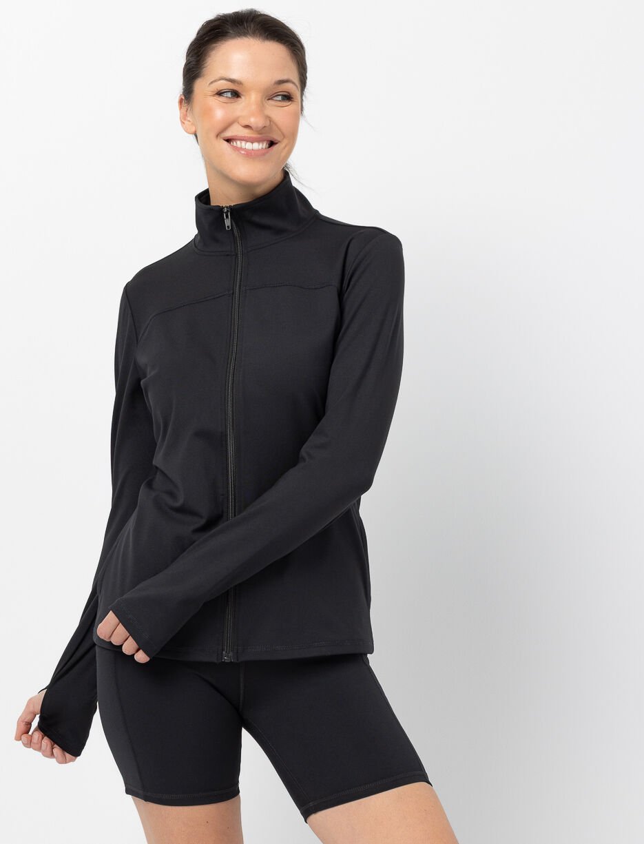 Zip-up Jacket with Pocket