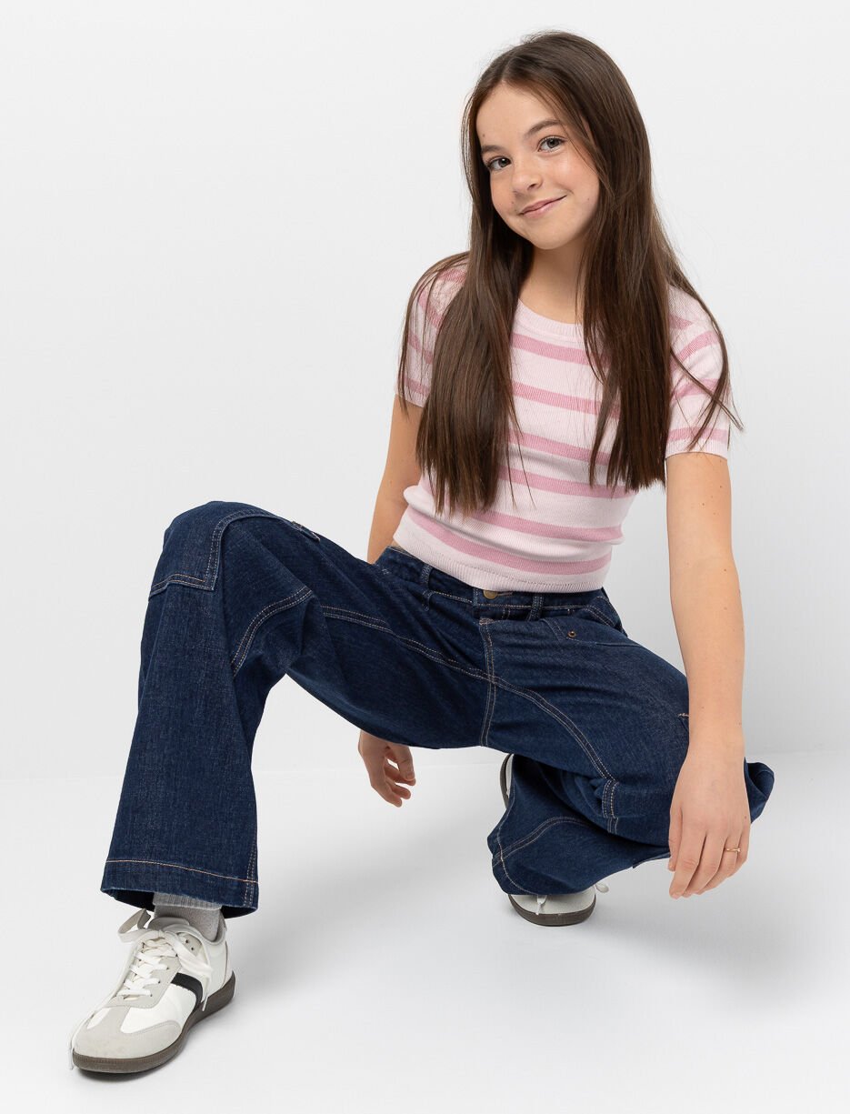 Striped Knit T-shirt