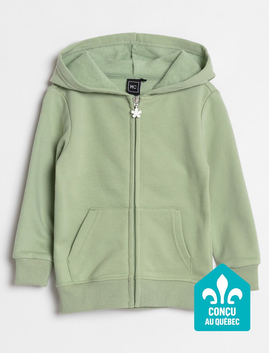 Cardigan zippé à poche