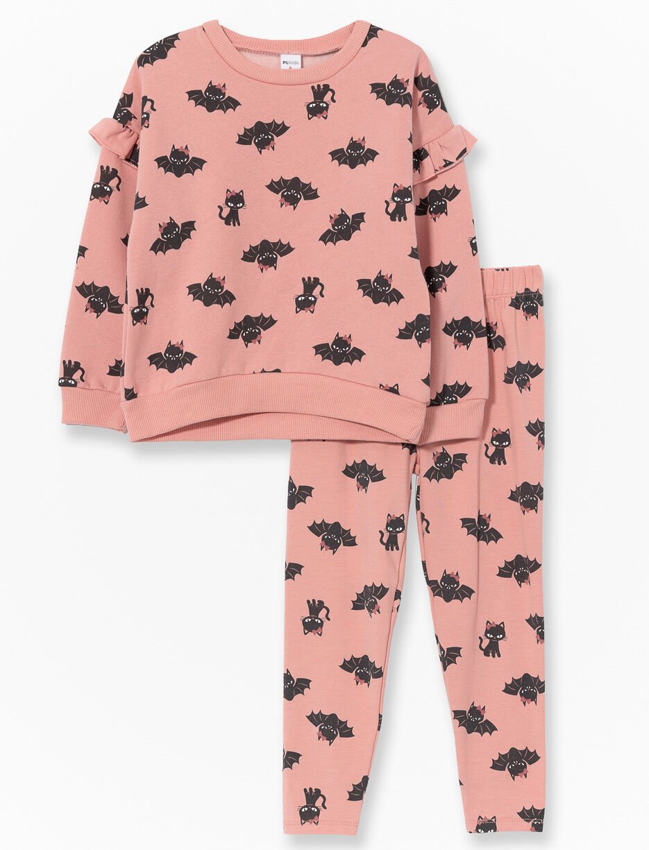 2-piece Set Sweatshirt and Leggings - Little Girl