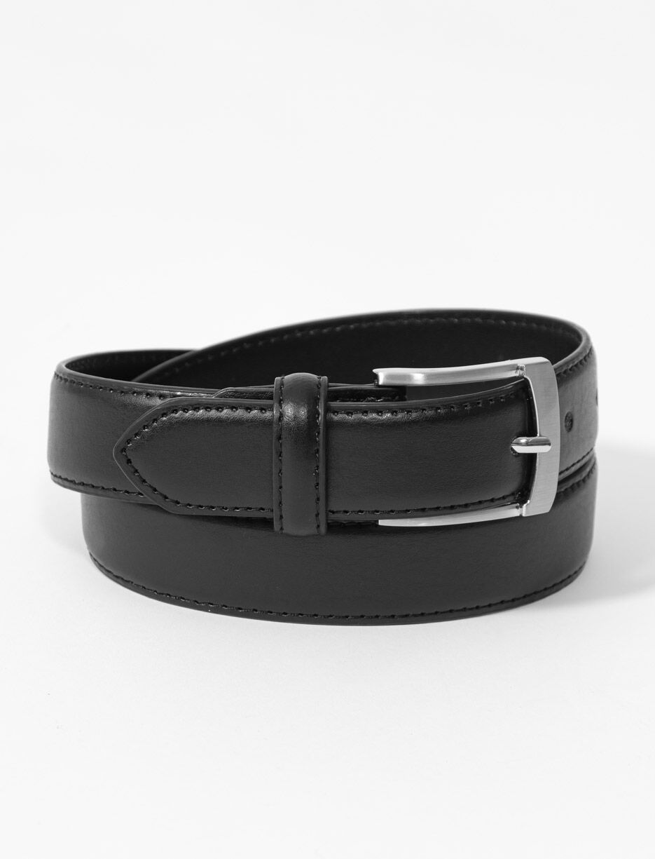 Ceinture avec boucle argentée