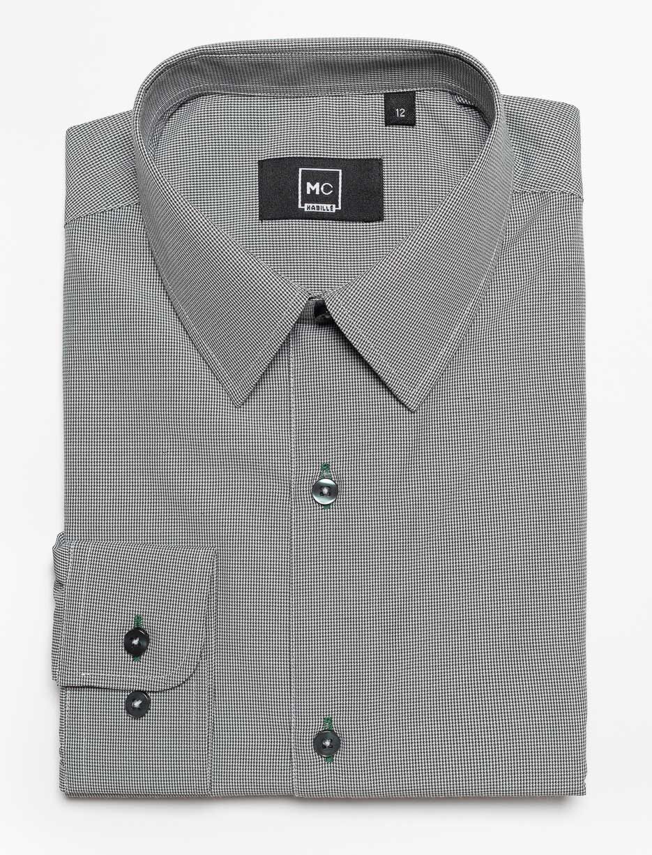 Chemise habillée à motif -  ado garçon