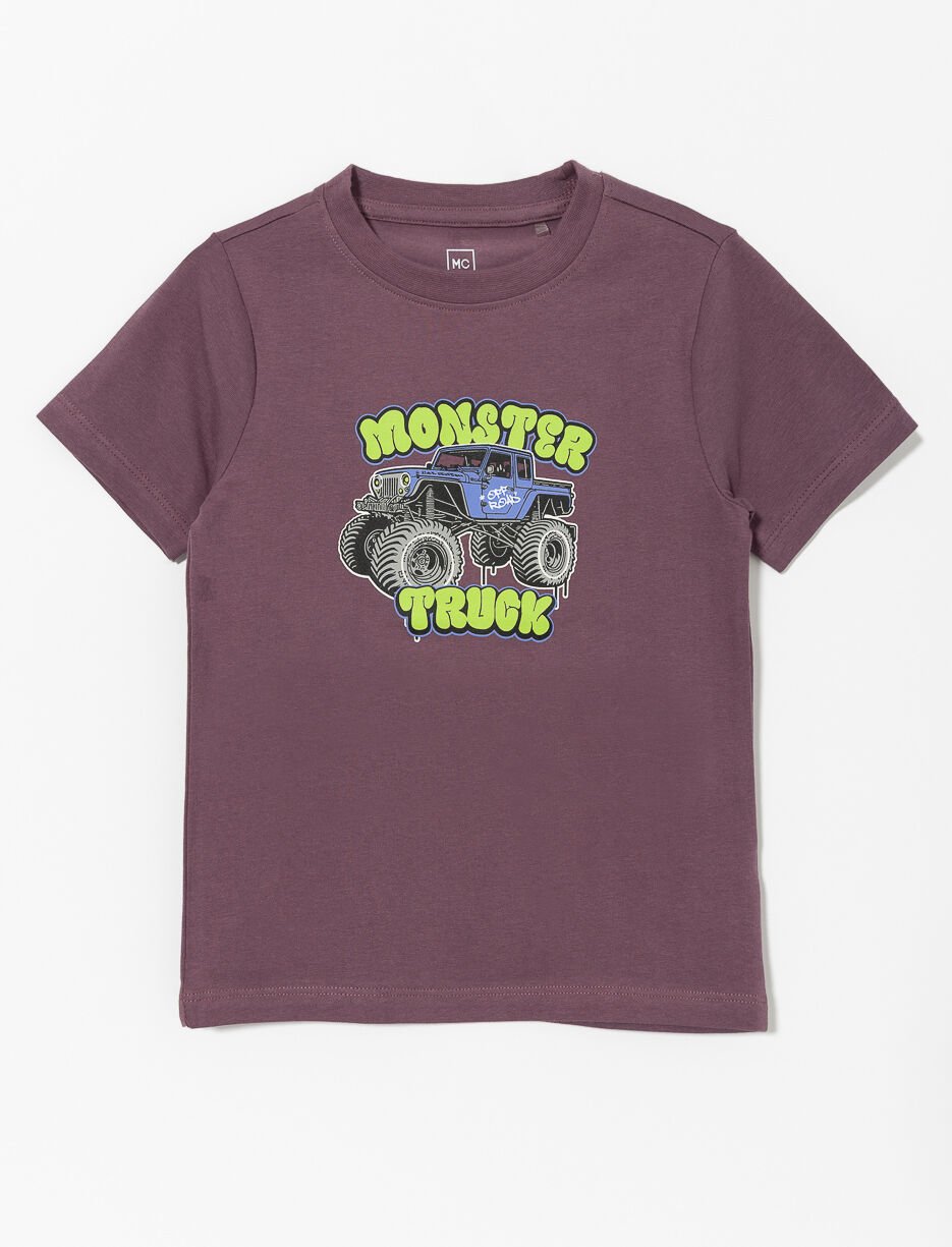 T-shirt imprimé à col rond - petit garçon