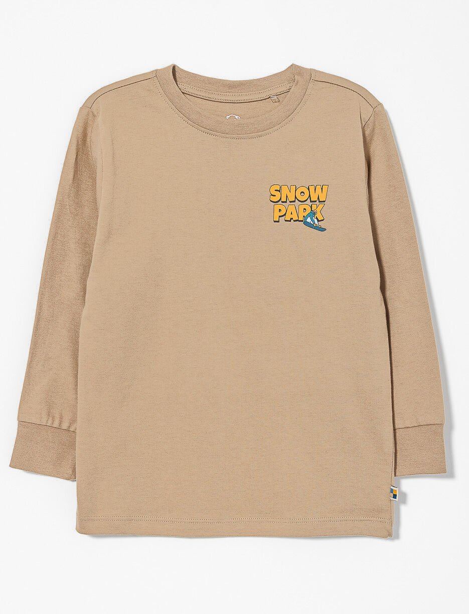 Organic Cotton T-shirt with Back Print - Little Boy