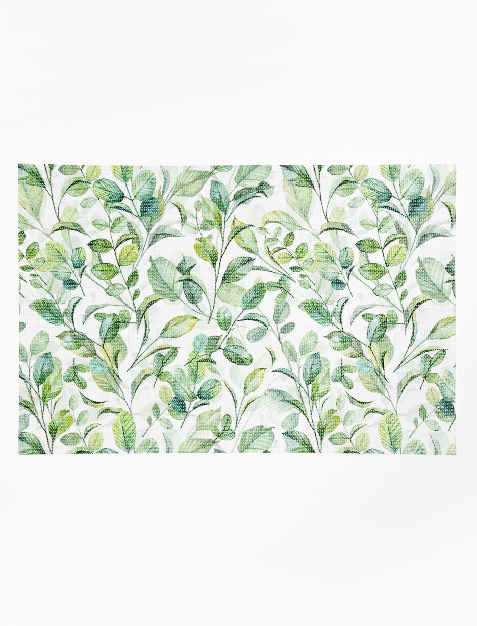 Napperon à motif feuillage