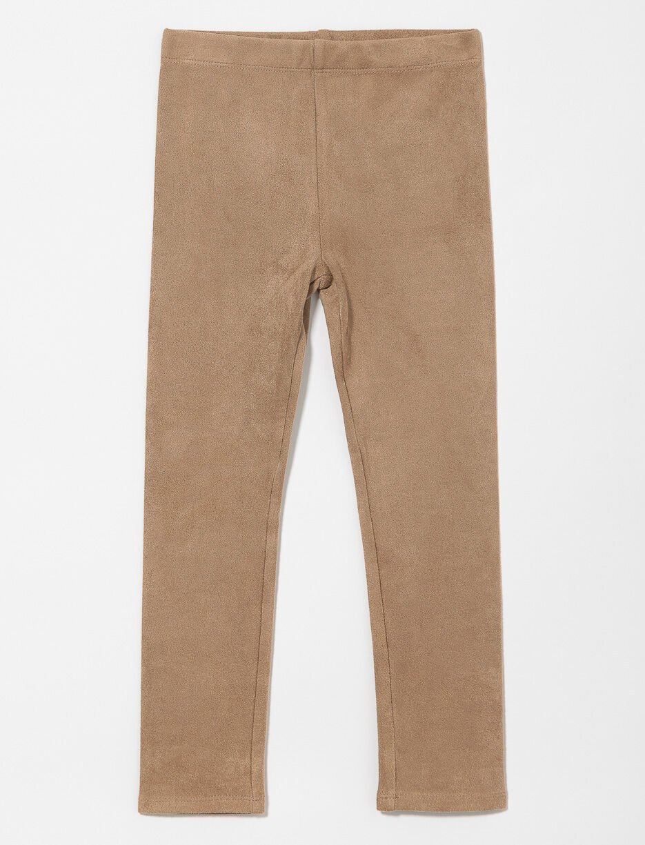 Legging long effet suède