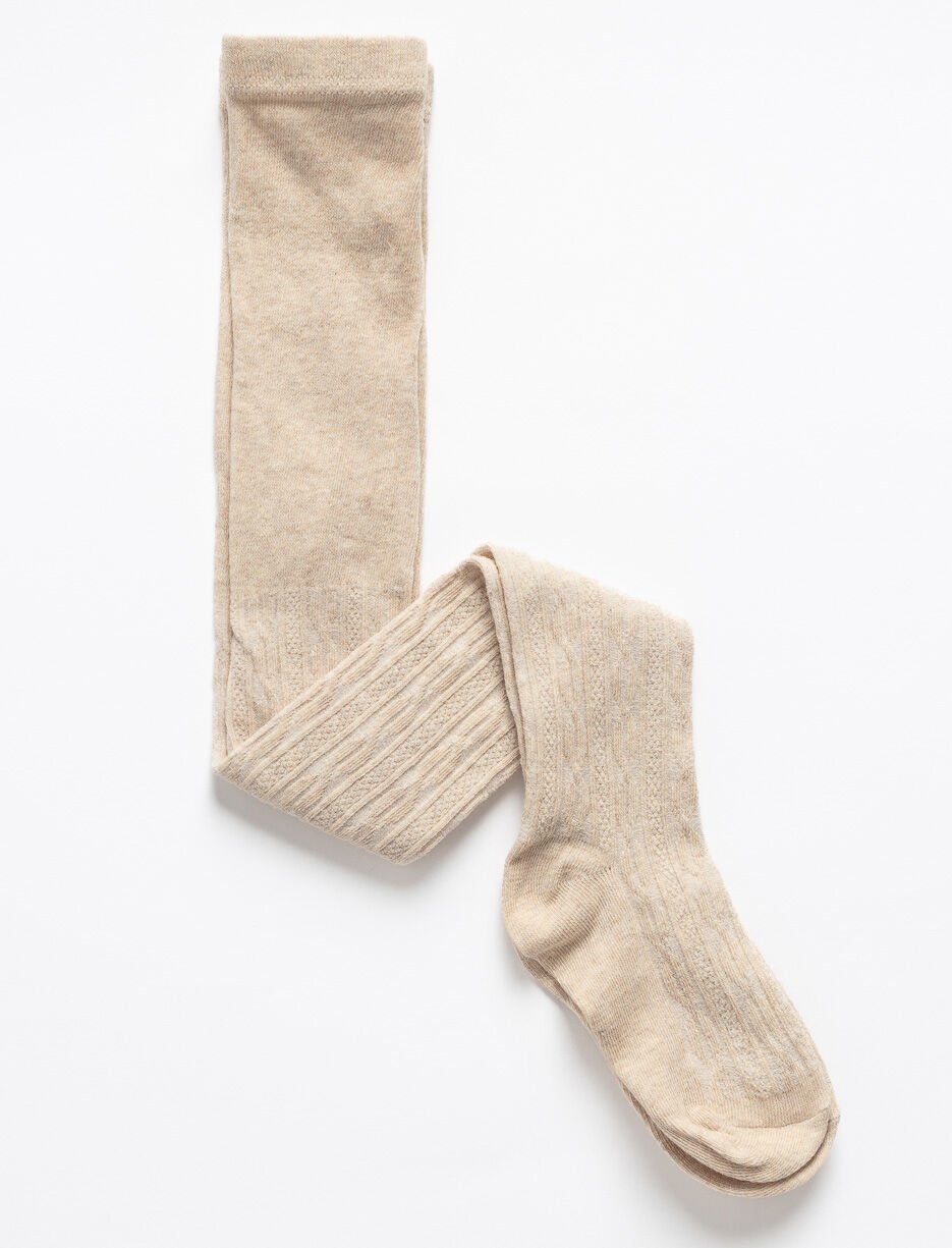 Collant texturé opaque - bébé fille