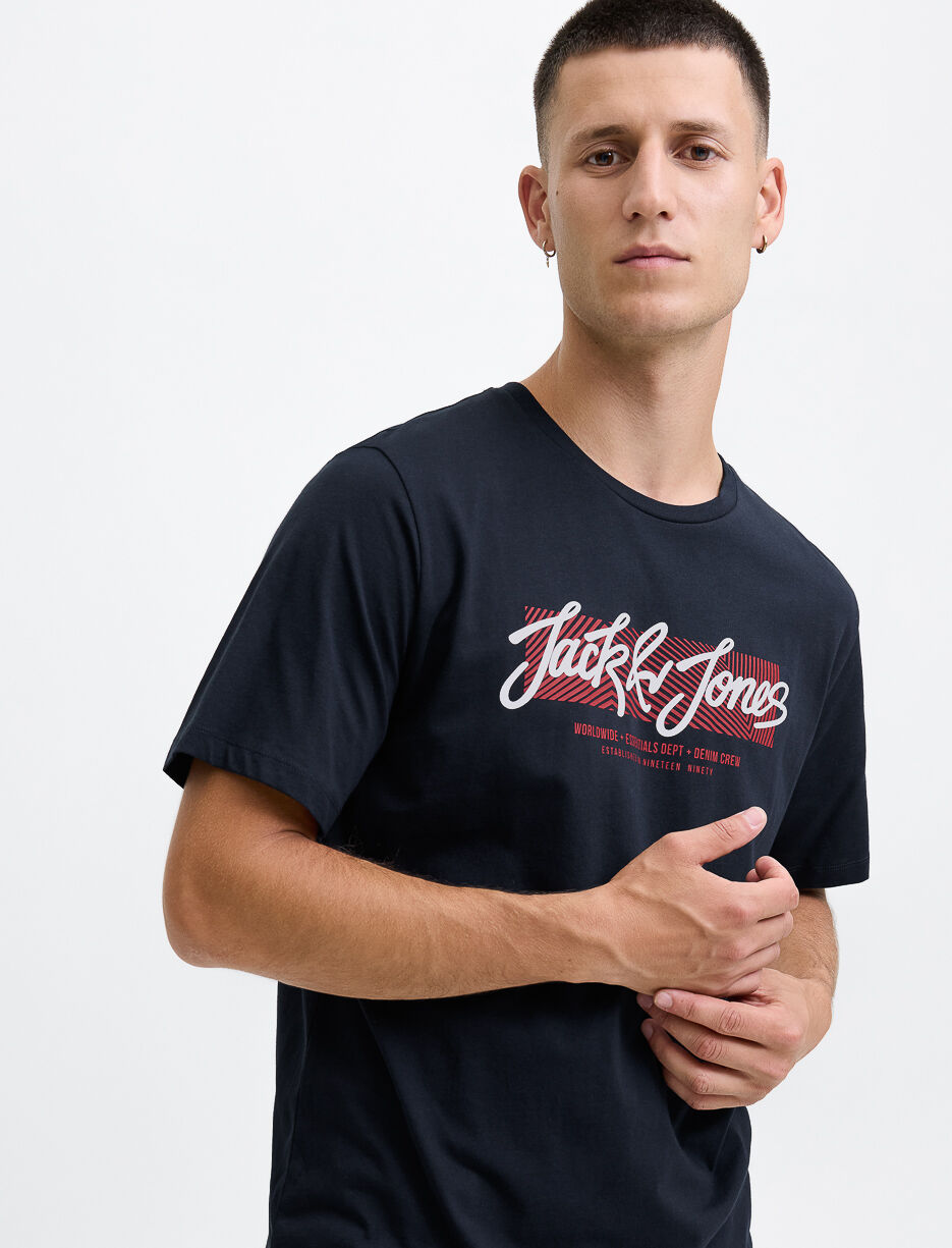 T-shirt imprimé à col rond