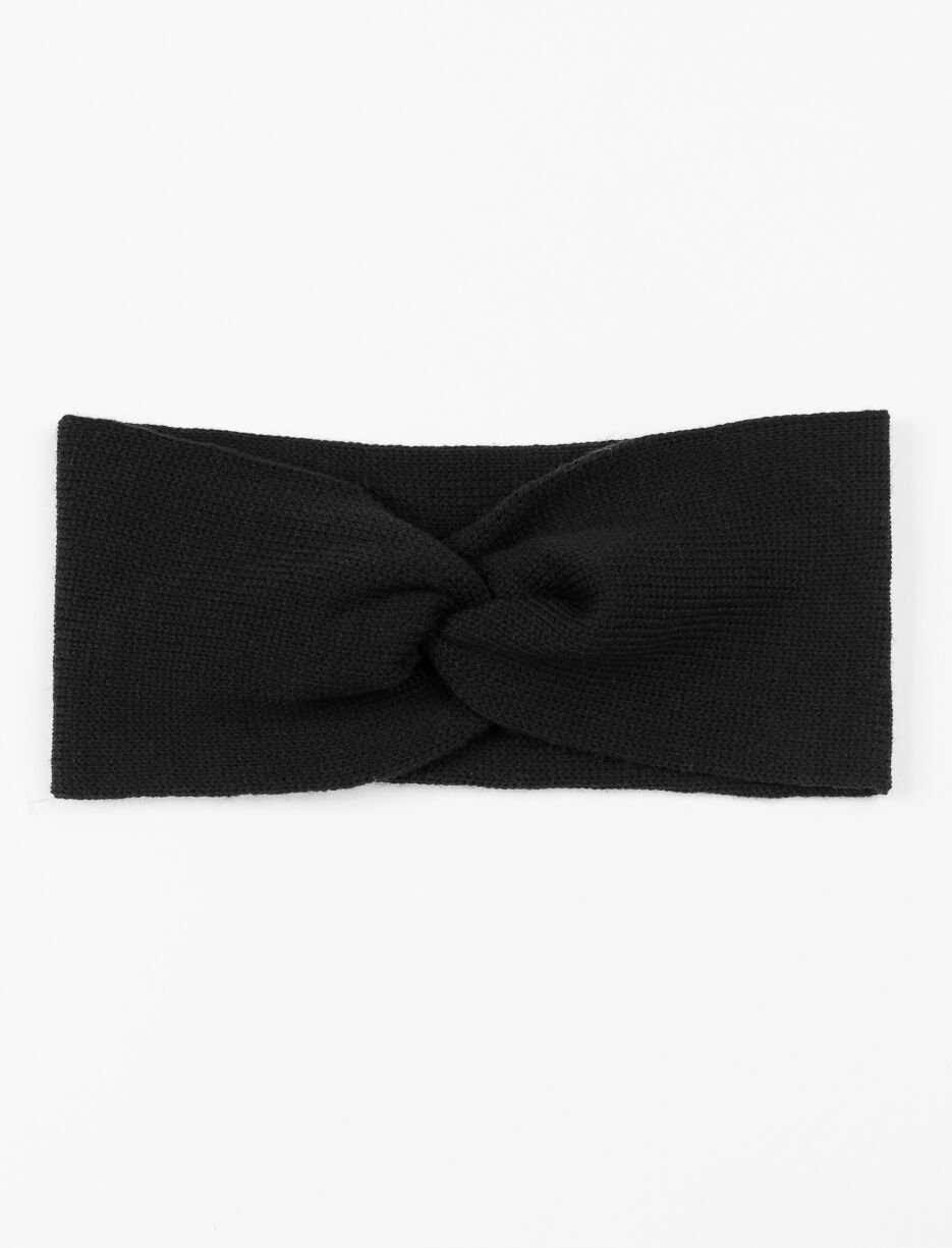 Bandeau noué en tricot