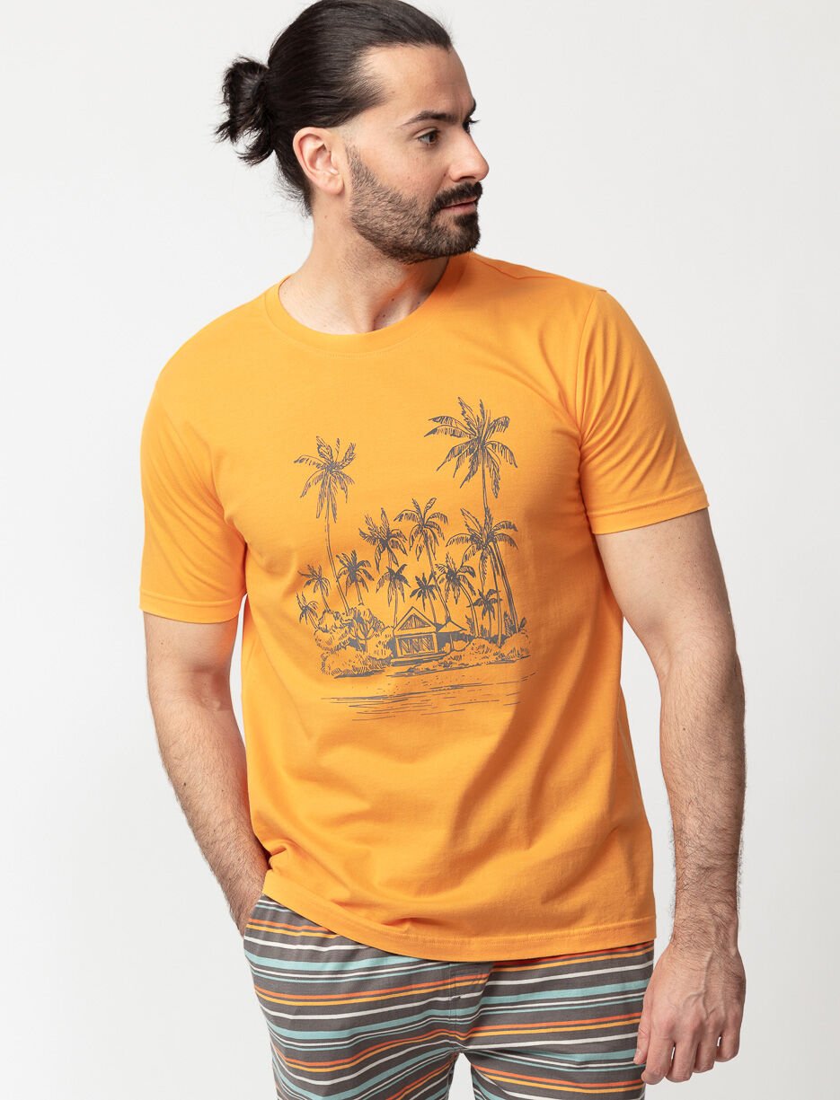 Organic Cotton Graphic PJ T-Shirt