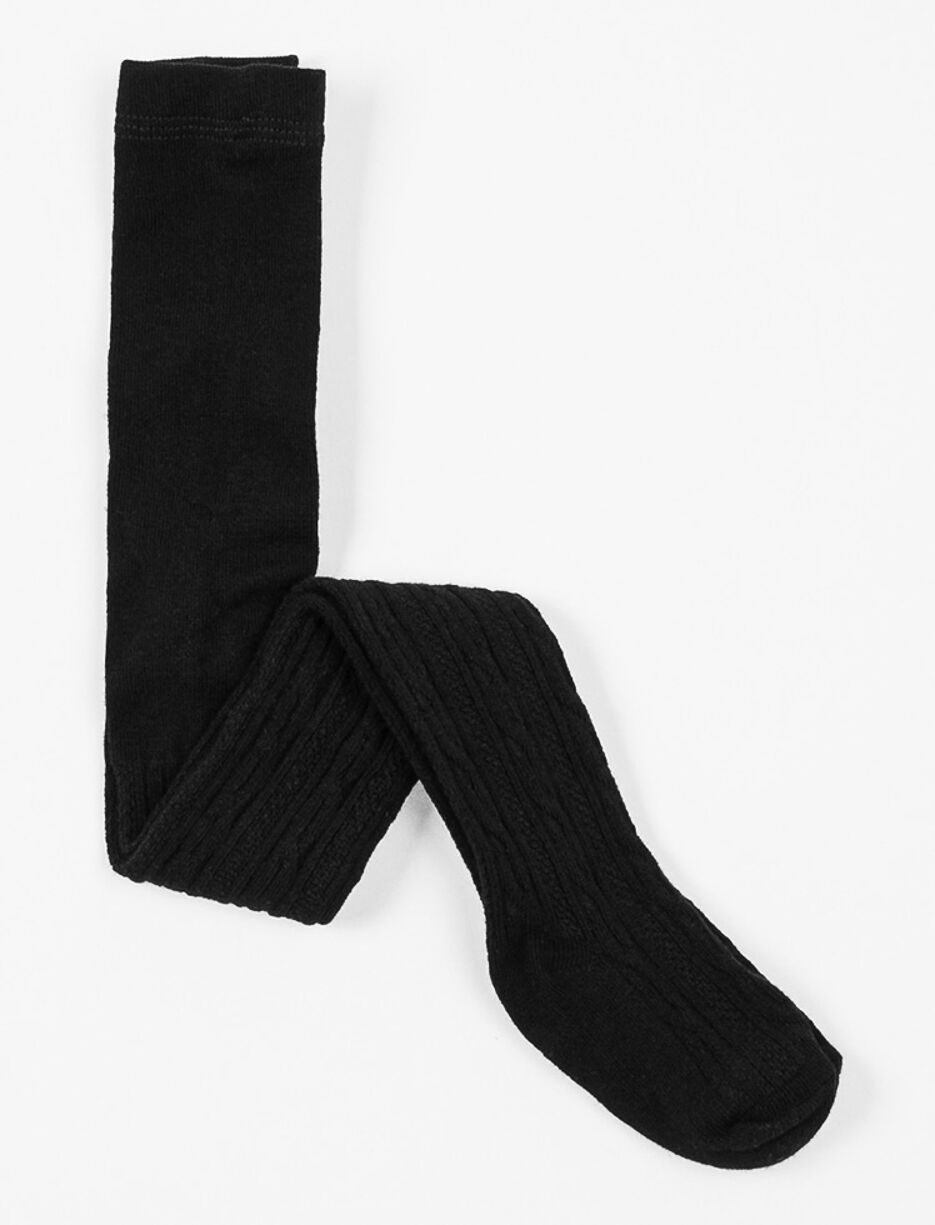 Collant texturé opaque - bébé fille