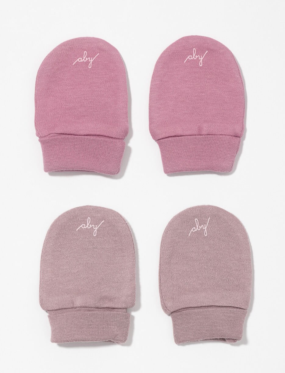 Mitaines en coton bio - paquet de 2