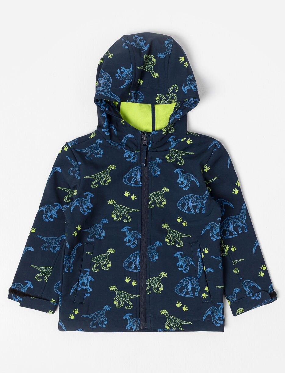 Manteau à motif dinosaure mi-saison - petit garçon