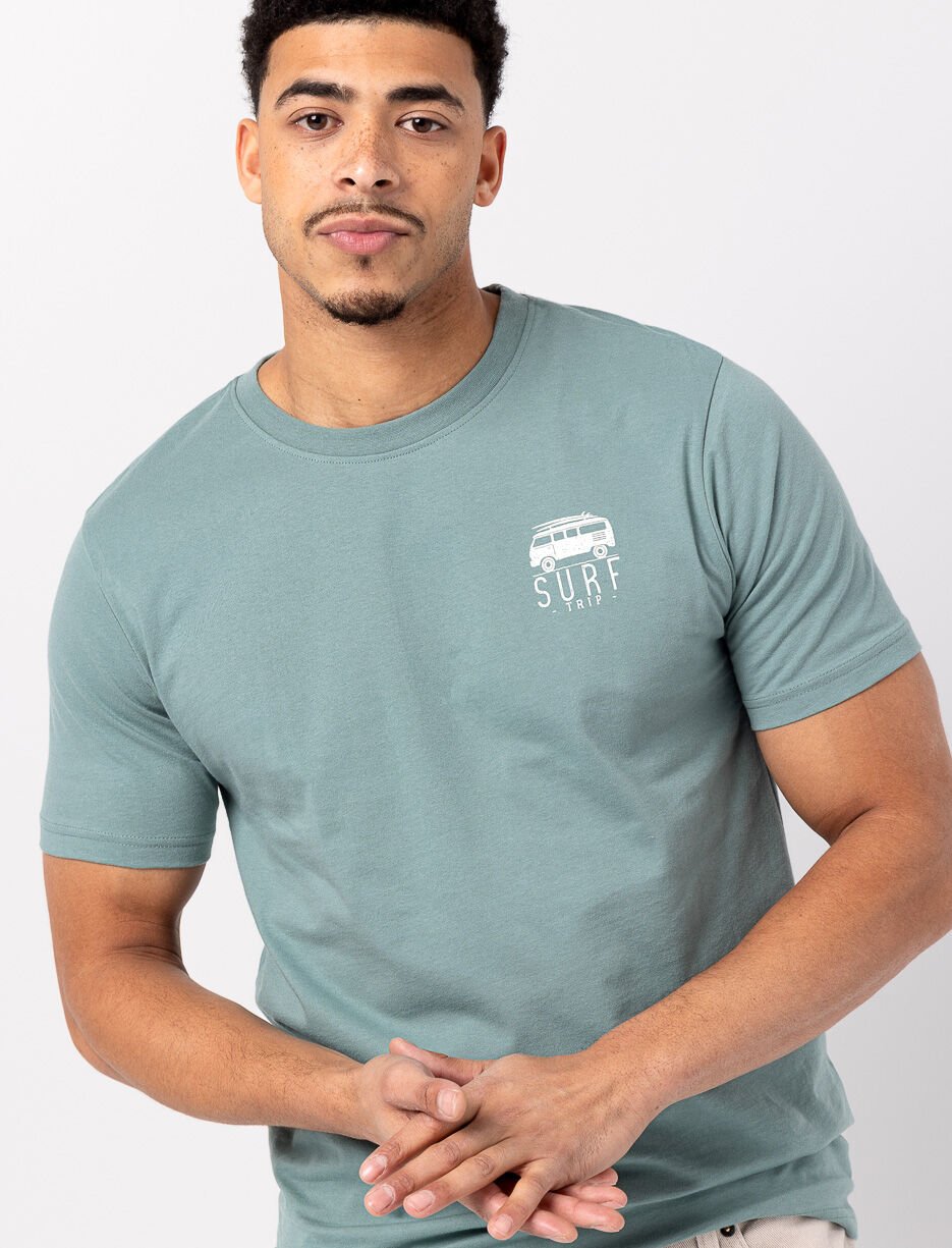 T-shirt en coton bio imprim&eacute; au dos