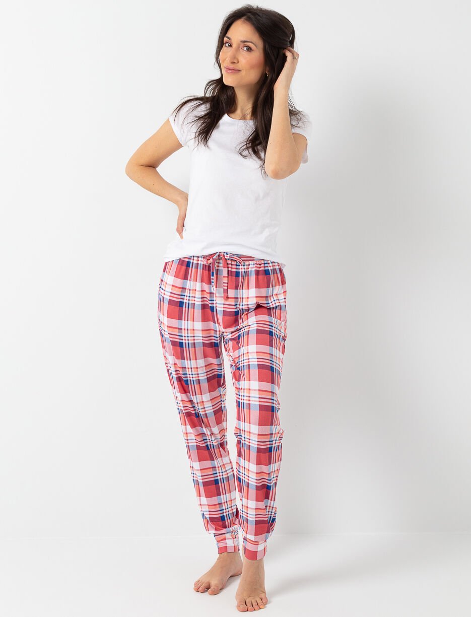 Pantalon pyjama à motifs