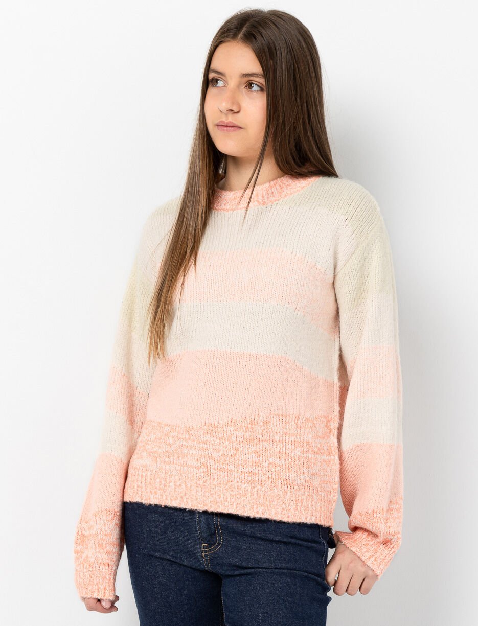 Chandail en tricot à rayures