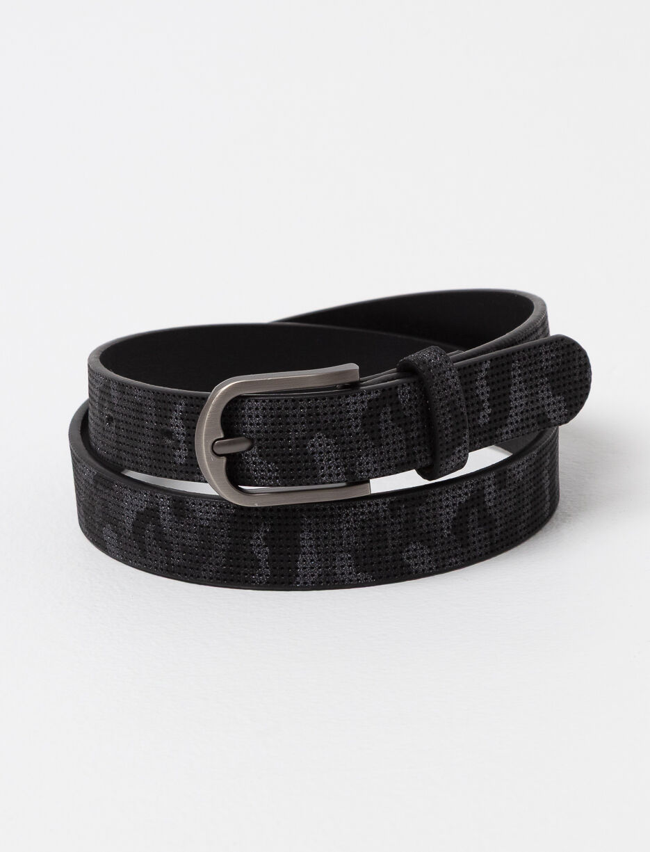 Ceinture texturée à motifs