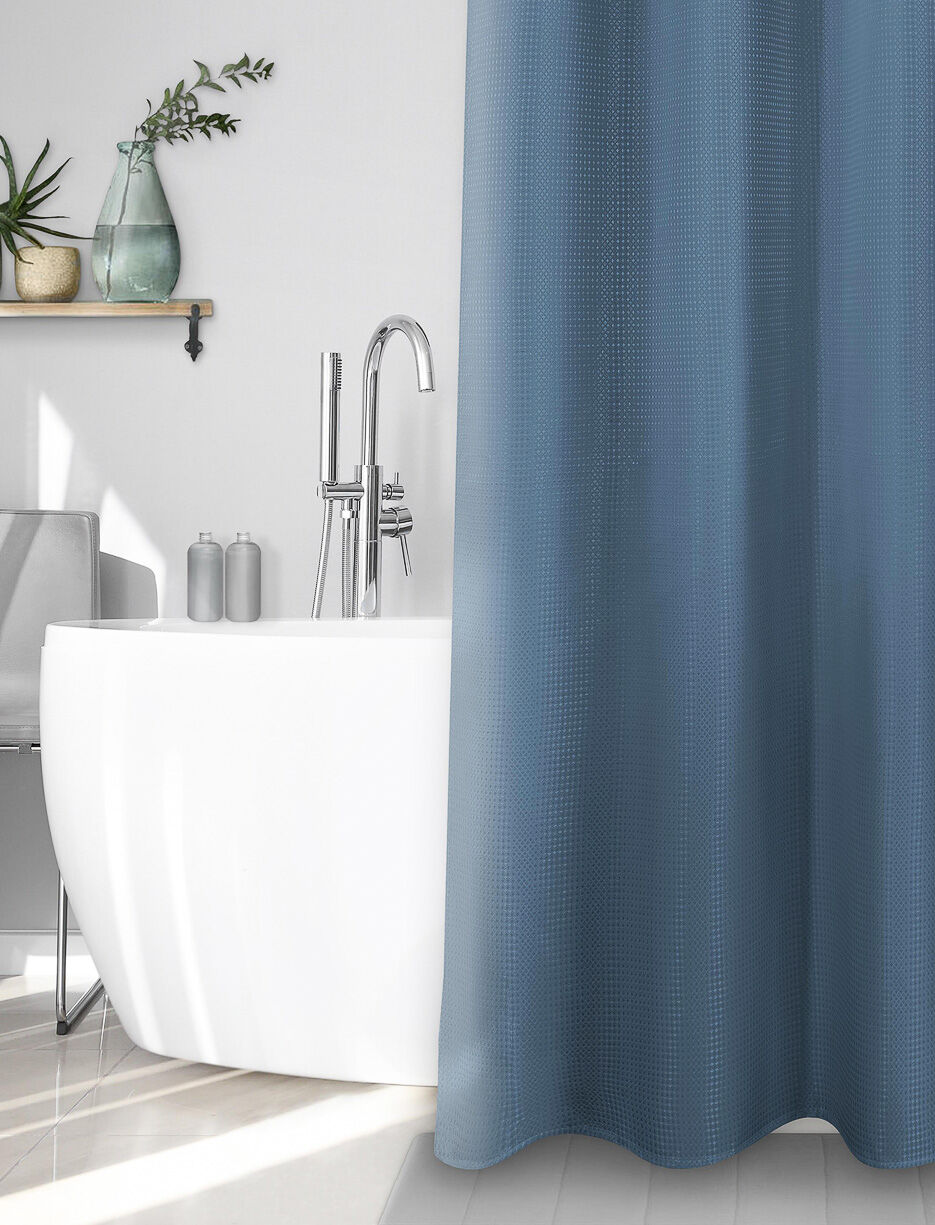 Rideau de douche en tissu