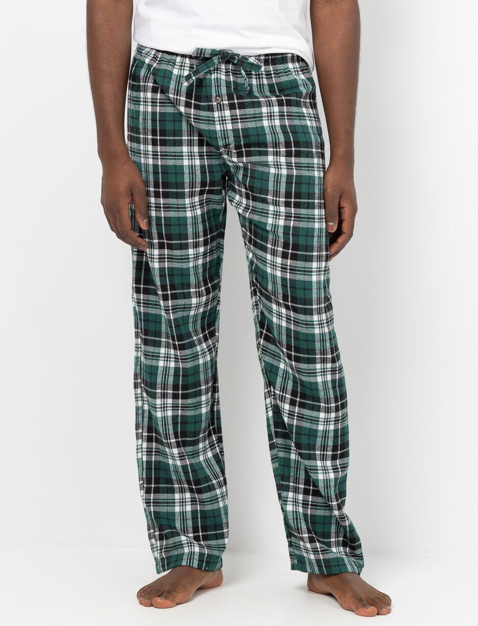 Pantalon de pyjama en flanelle à carreaux