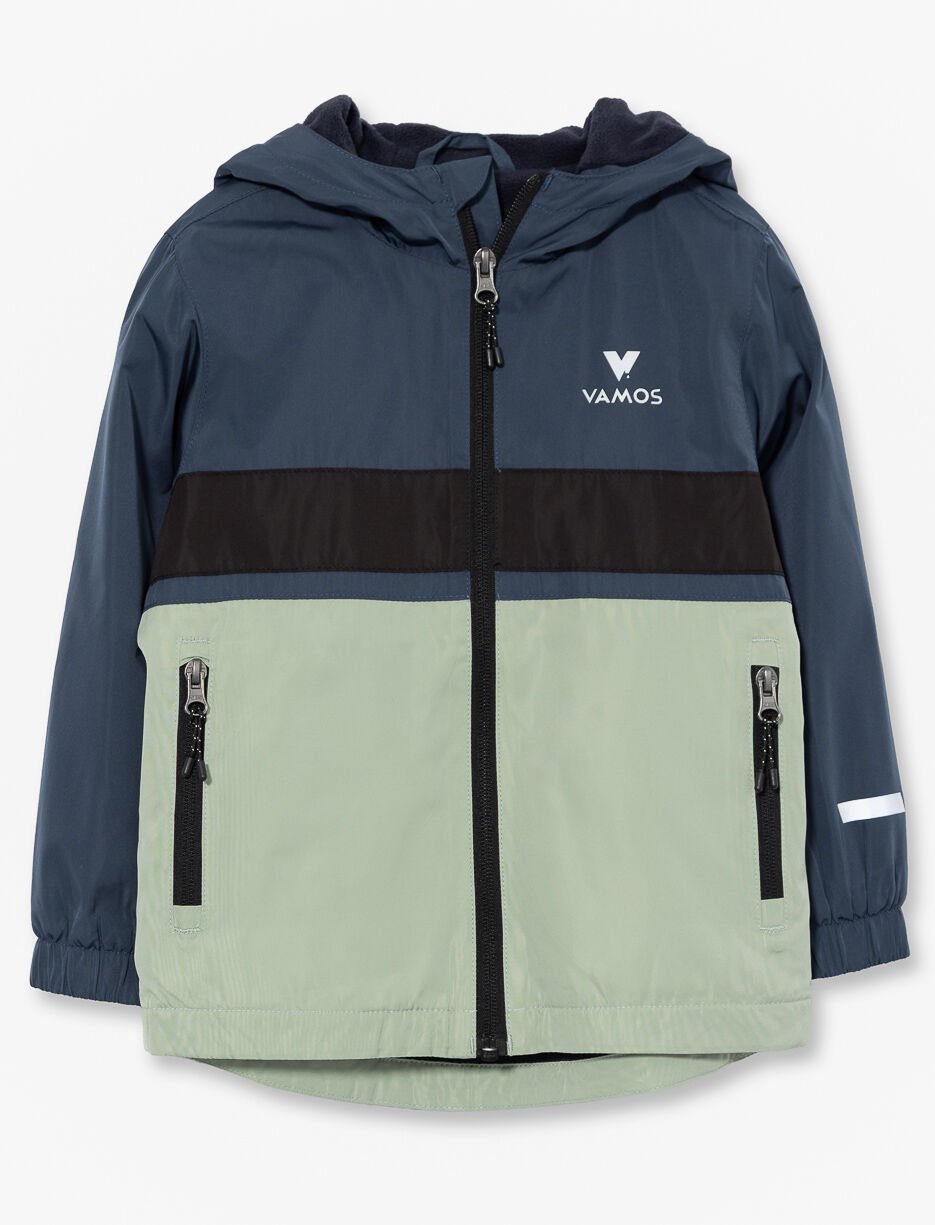 Manteau mi-saison doubl&eacute; en polar - petit gar&ccedil;on