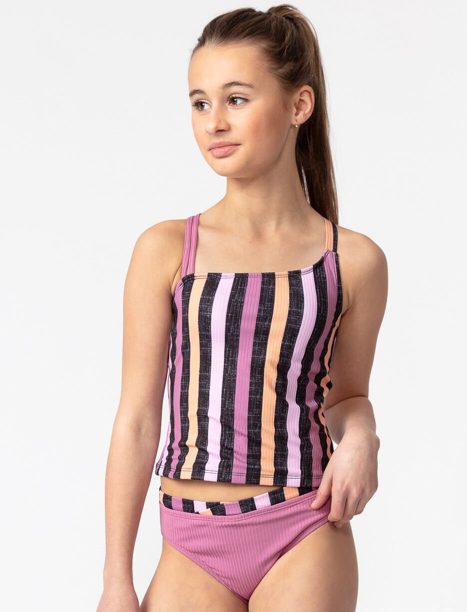 Maillot 2 pi&egrave;ces &agrave; motifs