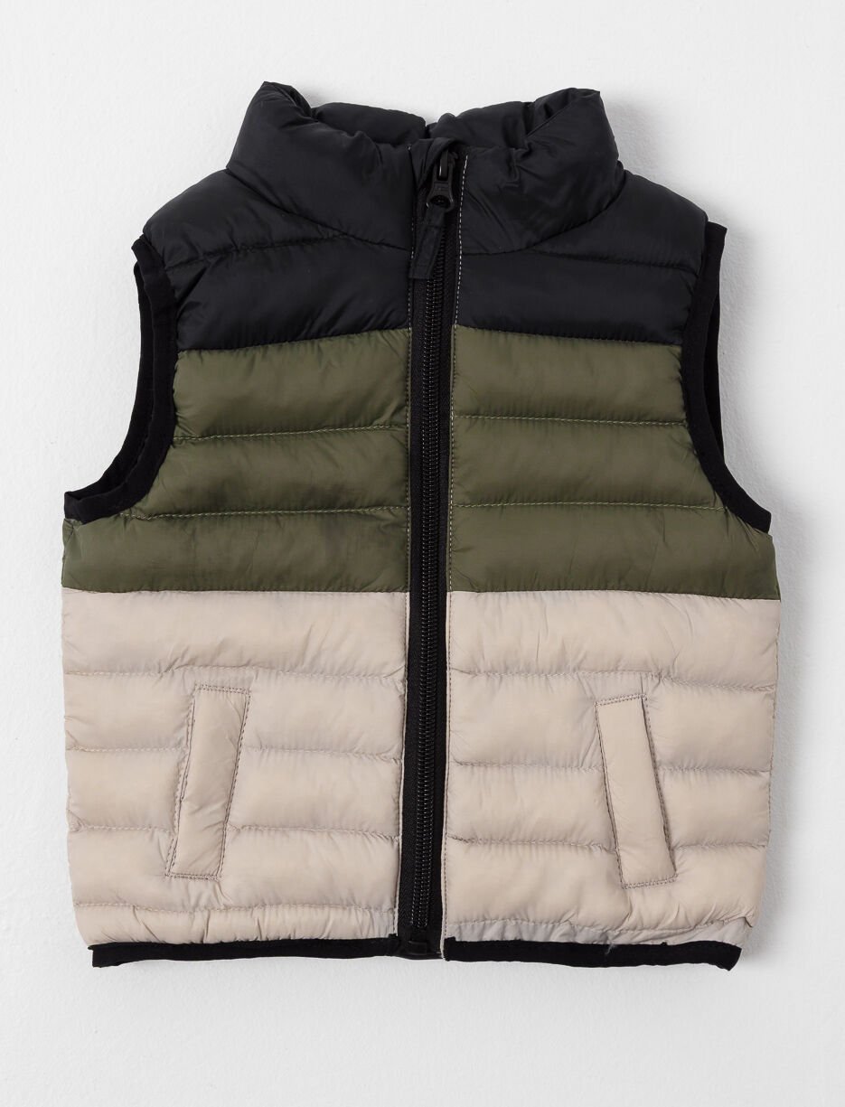 Sleeveless Quilted Jacket