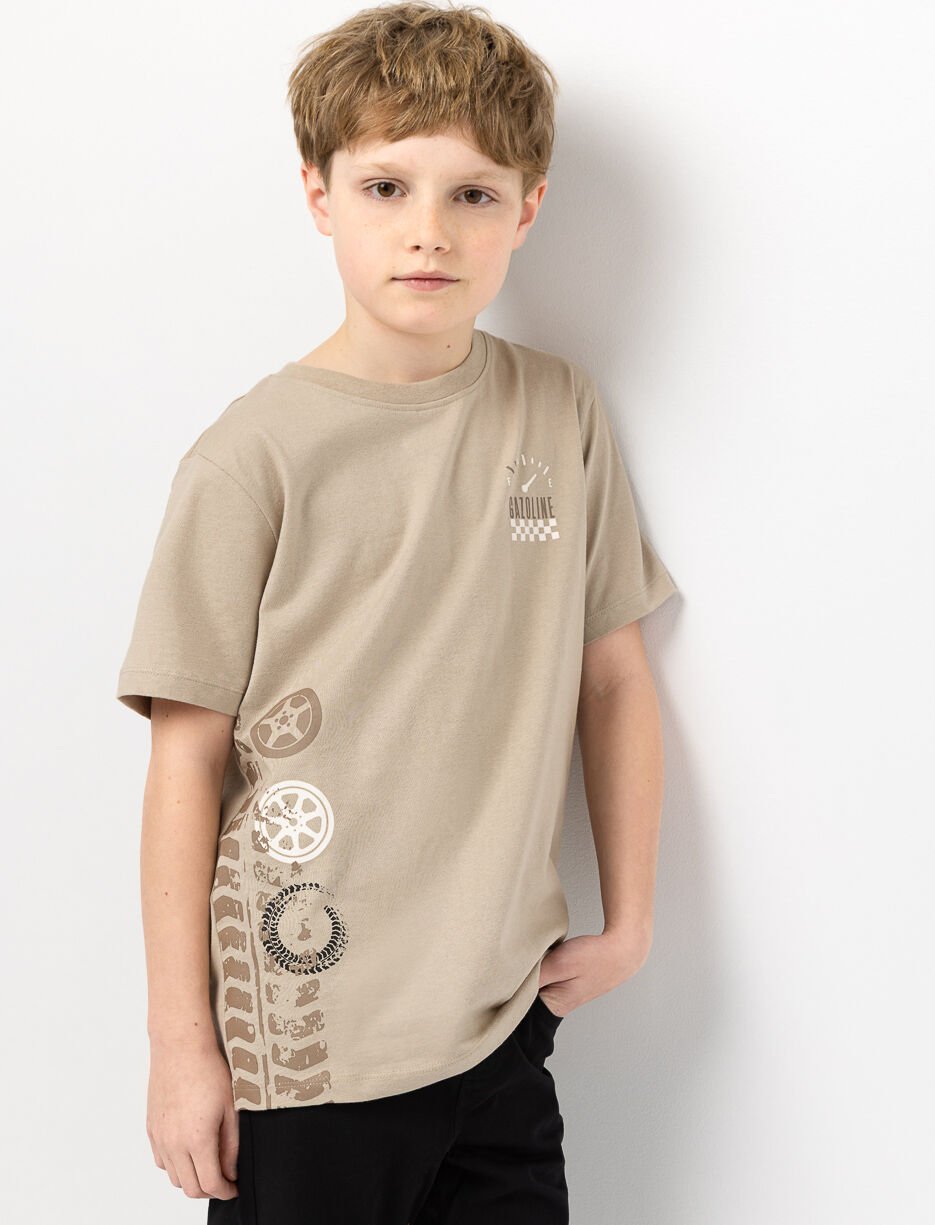 T-shirt en coton bio imprimé