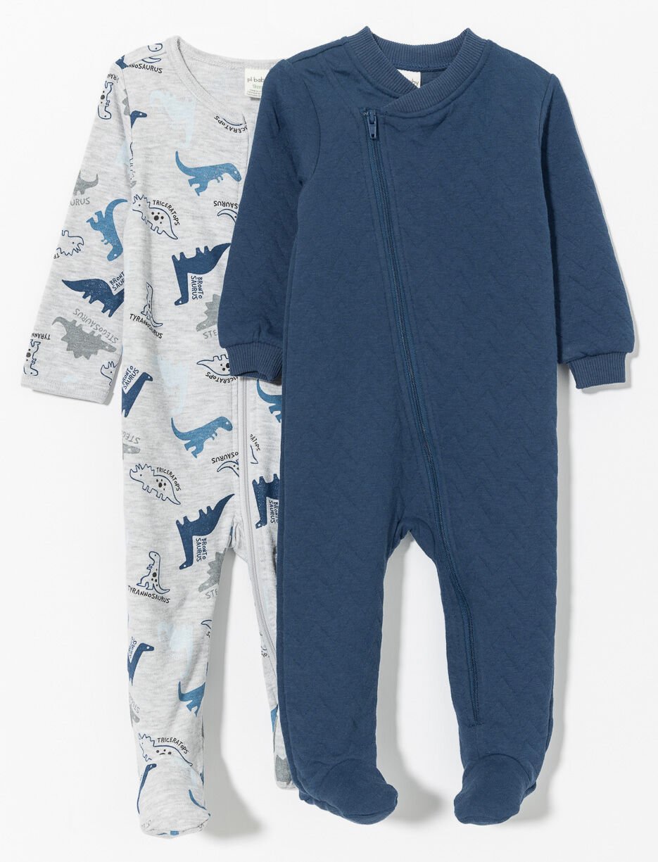 Footed Onesie PJs - Pack of 2