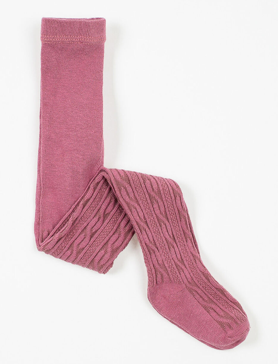 Collant texturé opaque - bébé fille