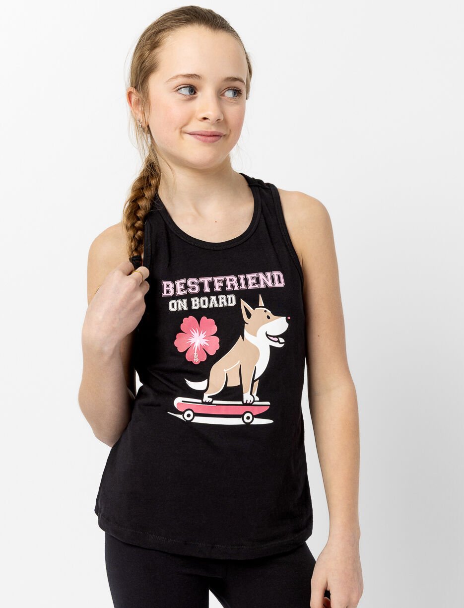 Camisole imprim&eacute;e &agrave; dos nageur