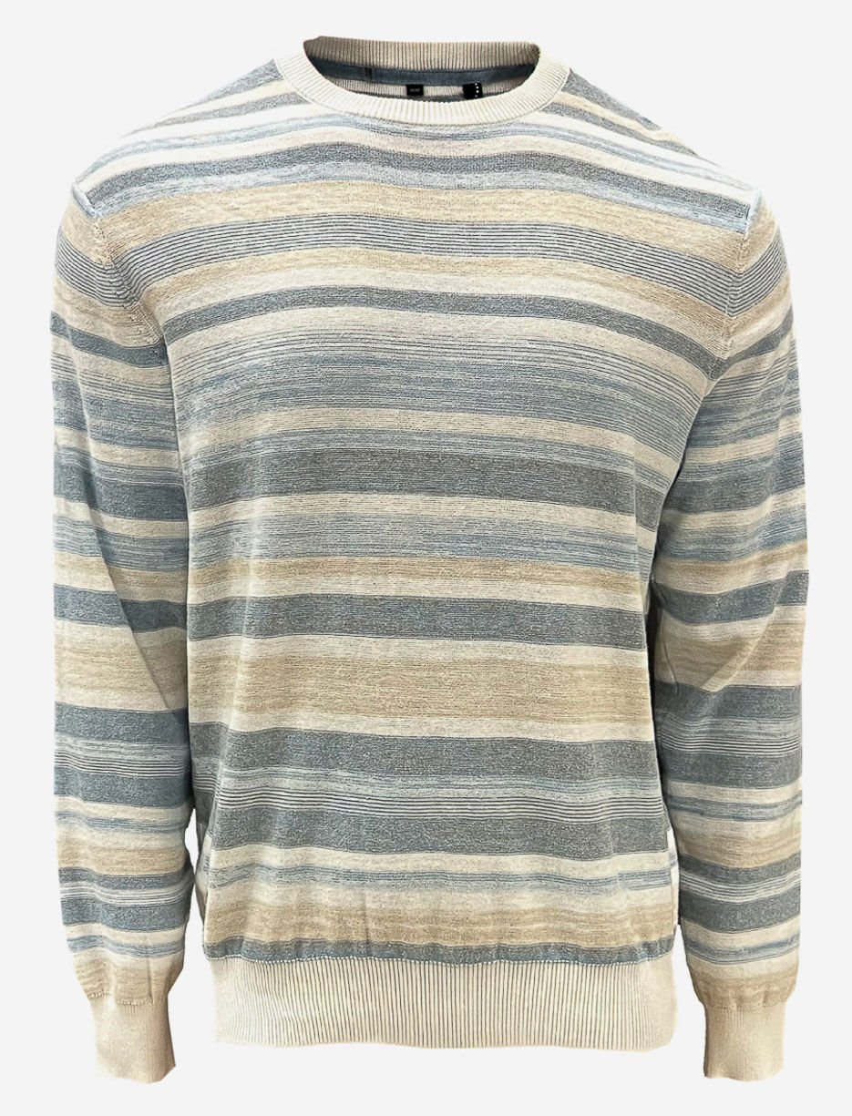Chandail en tricot &agrave; rayures