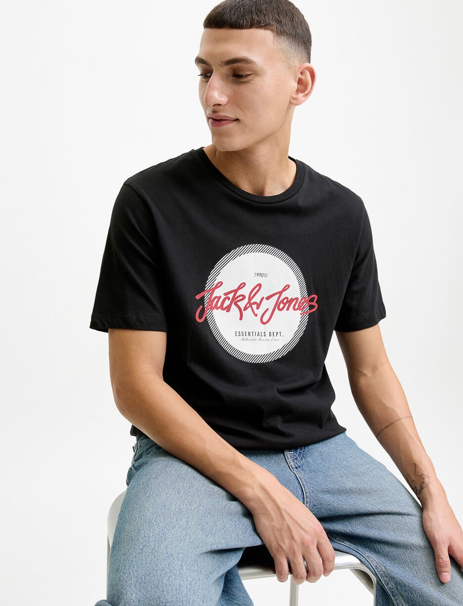 T-shirt imprimé à col rond