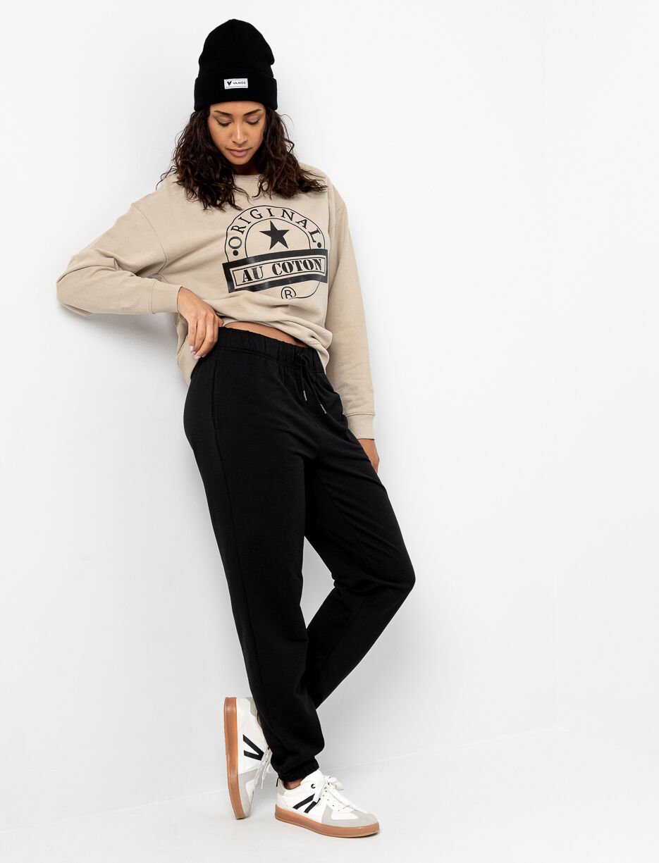 Chandail imprimé à épaules tombantes