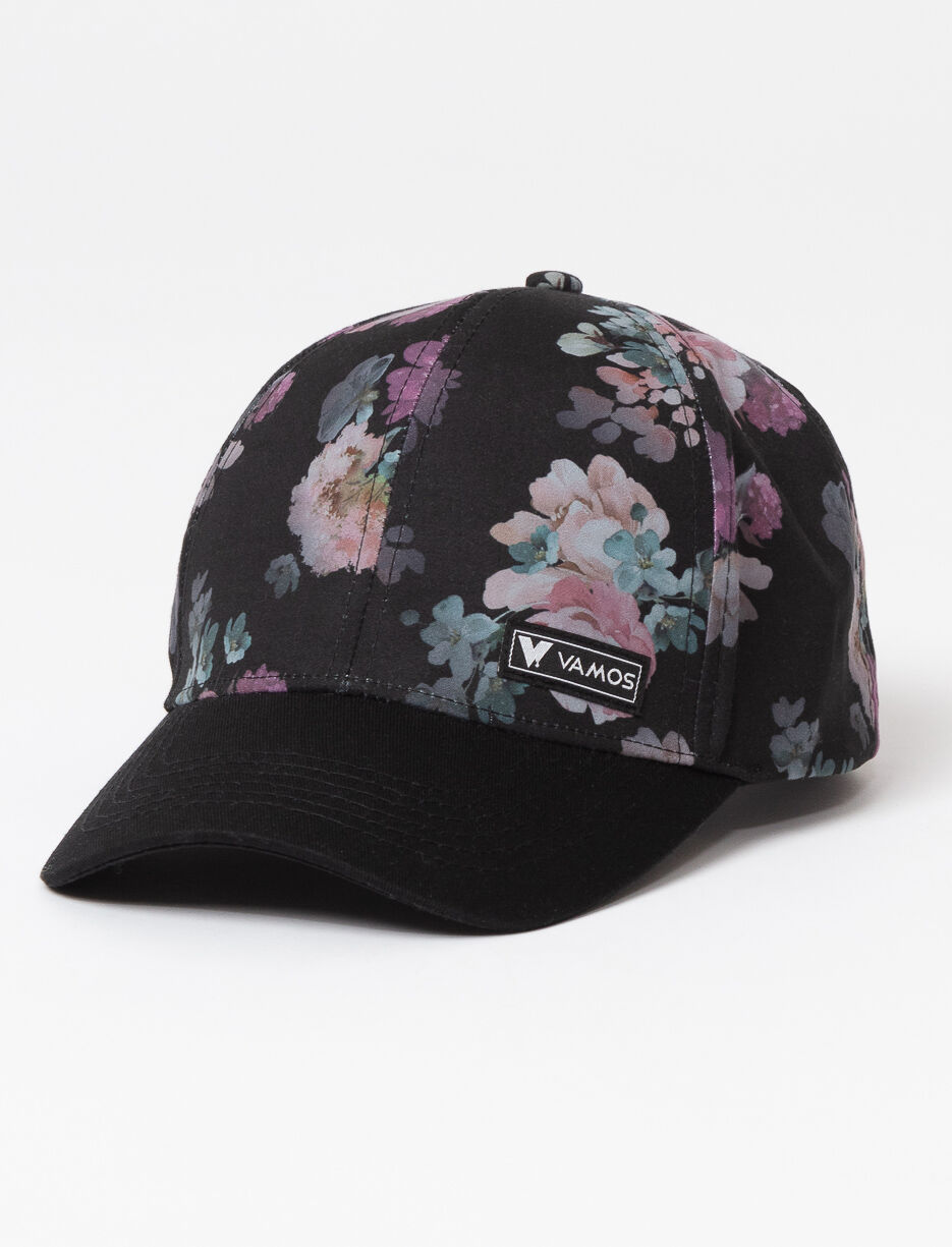 Casquette fleurie