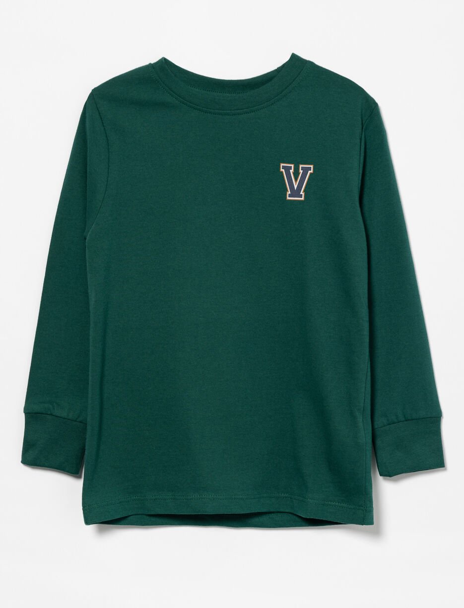 T-shirt imprimé au dos à col rond - petit garçon