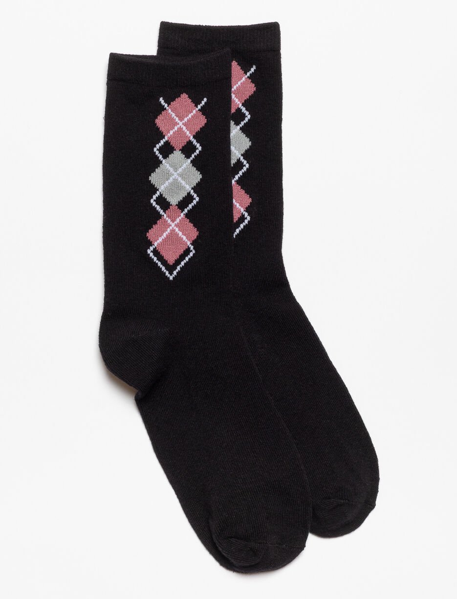 Printed Crew Socks