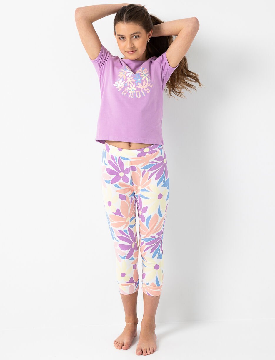 Pyjama deux pièces à motifs