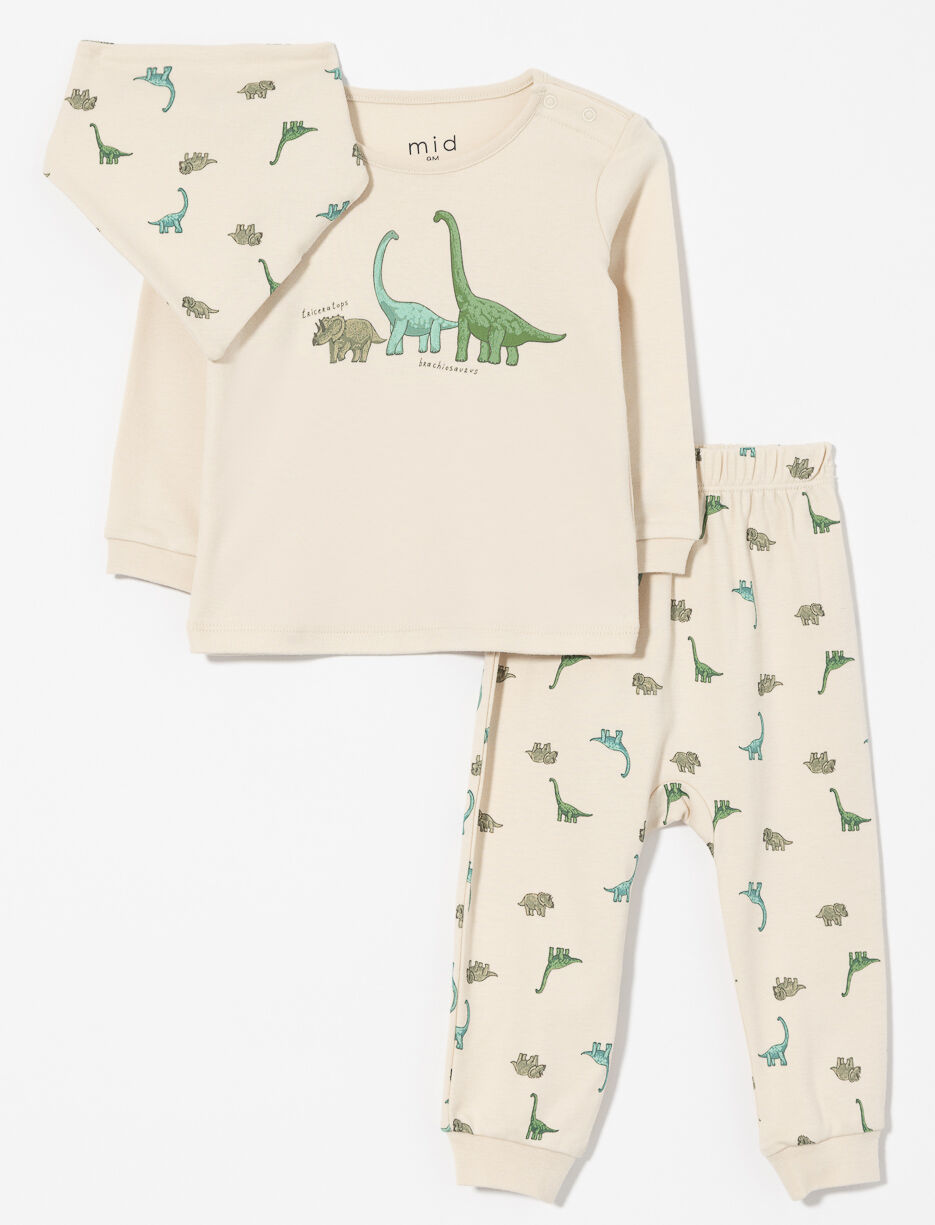 3-piece Dinosaur Print Set