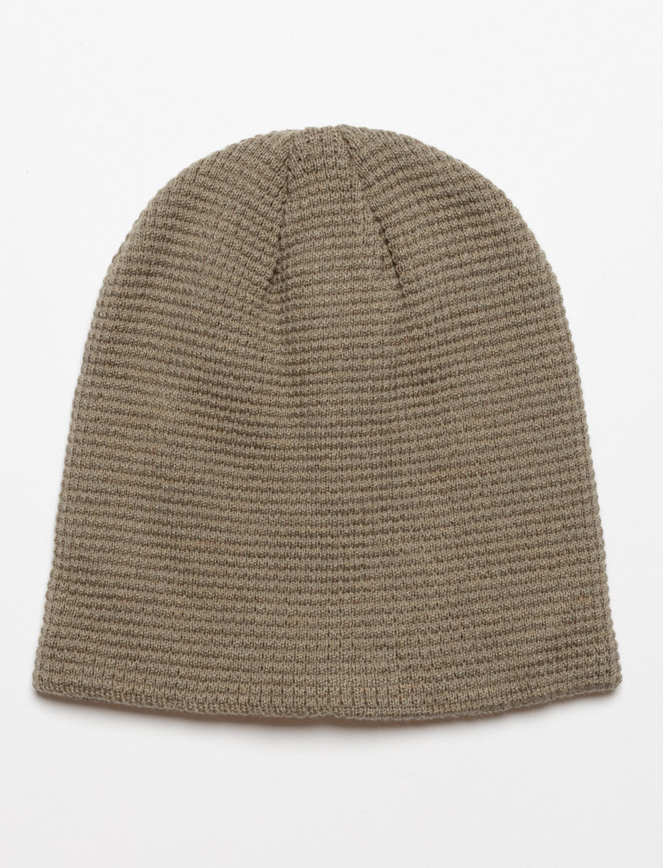 Textured Knit Beanie - Men