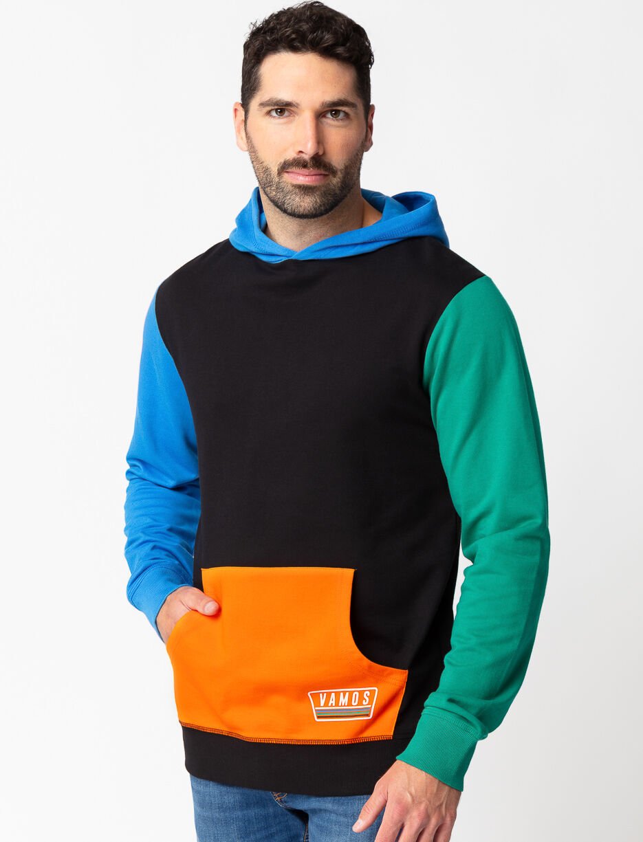 Kangourou &agrave; blocs de couleurs en coton bio