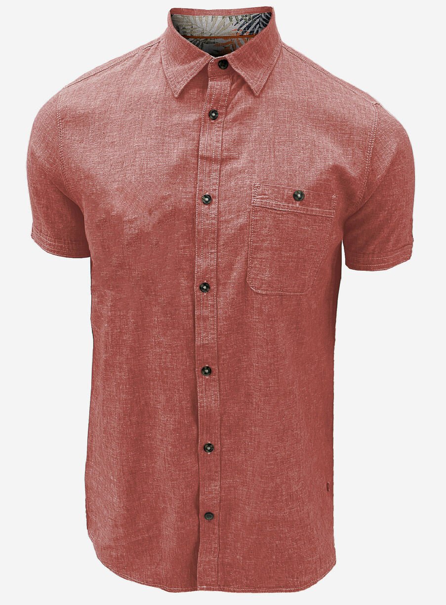 Short-sleeve Solid Shirt