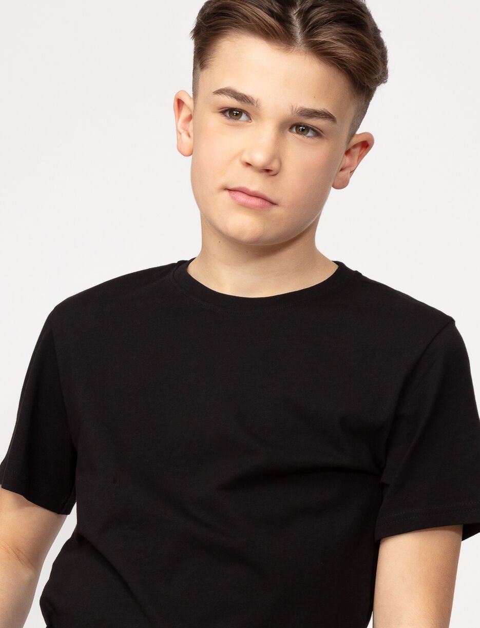 T-shirt uni à col rond