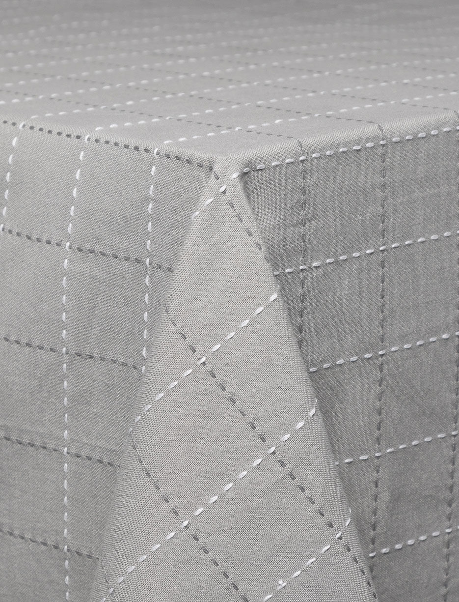 Nappe texturée à motif cousu - 60 x 90 po Nappe texturée à motif cousu - 60 x 90 po