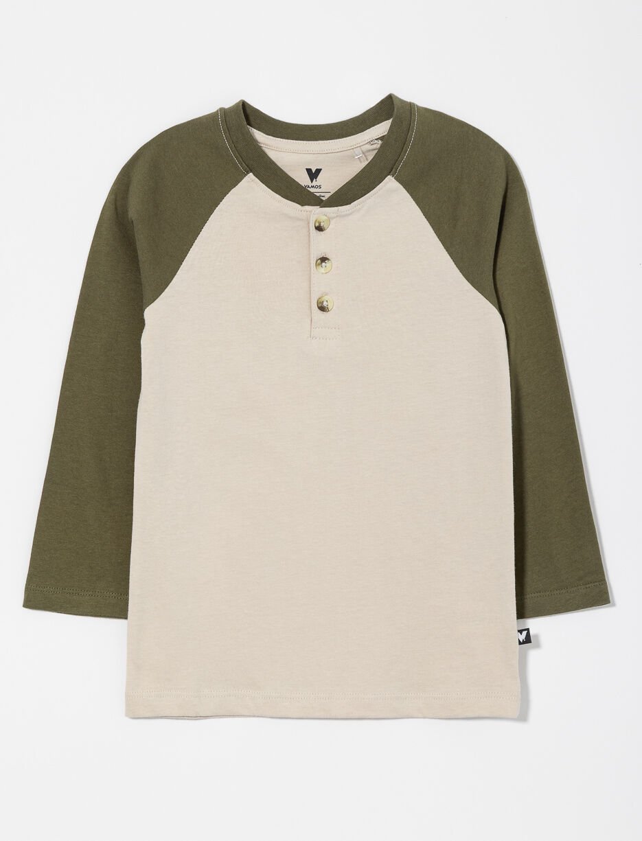 Organic Cotton Raglan T-shirt - Little Boy