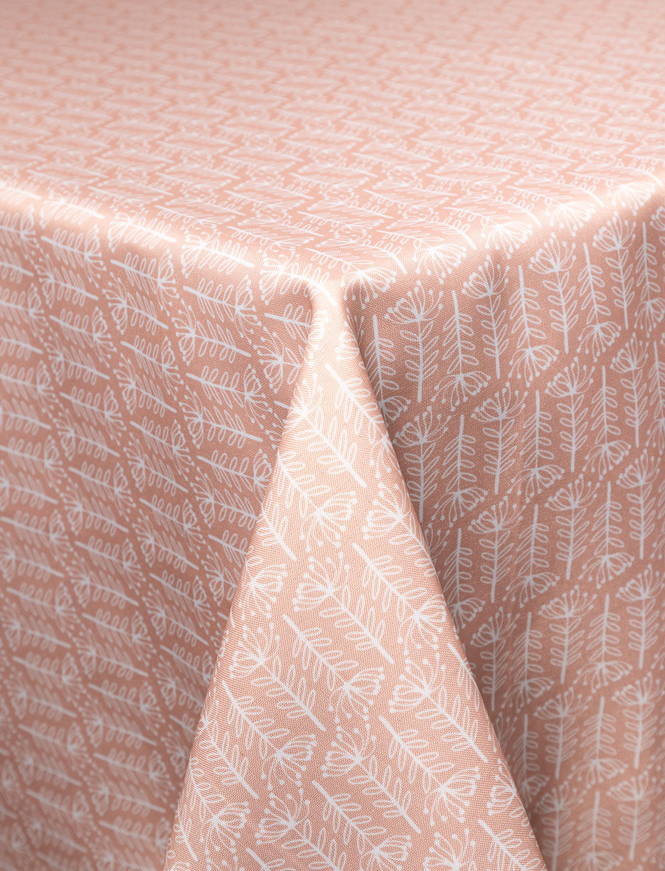 Floral Print Tablecloth - 52 x 70 in