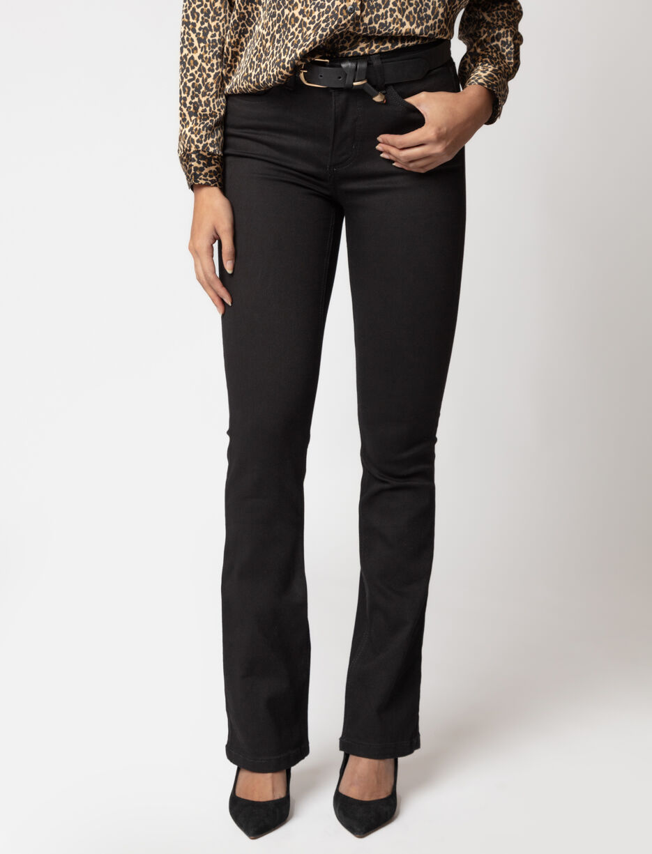 Regular-rise Bootcut Jeans