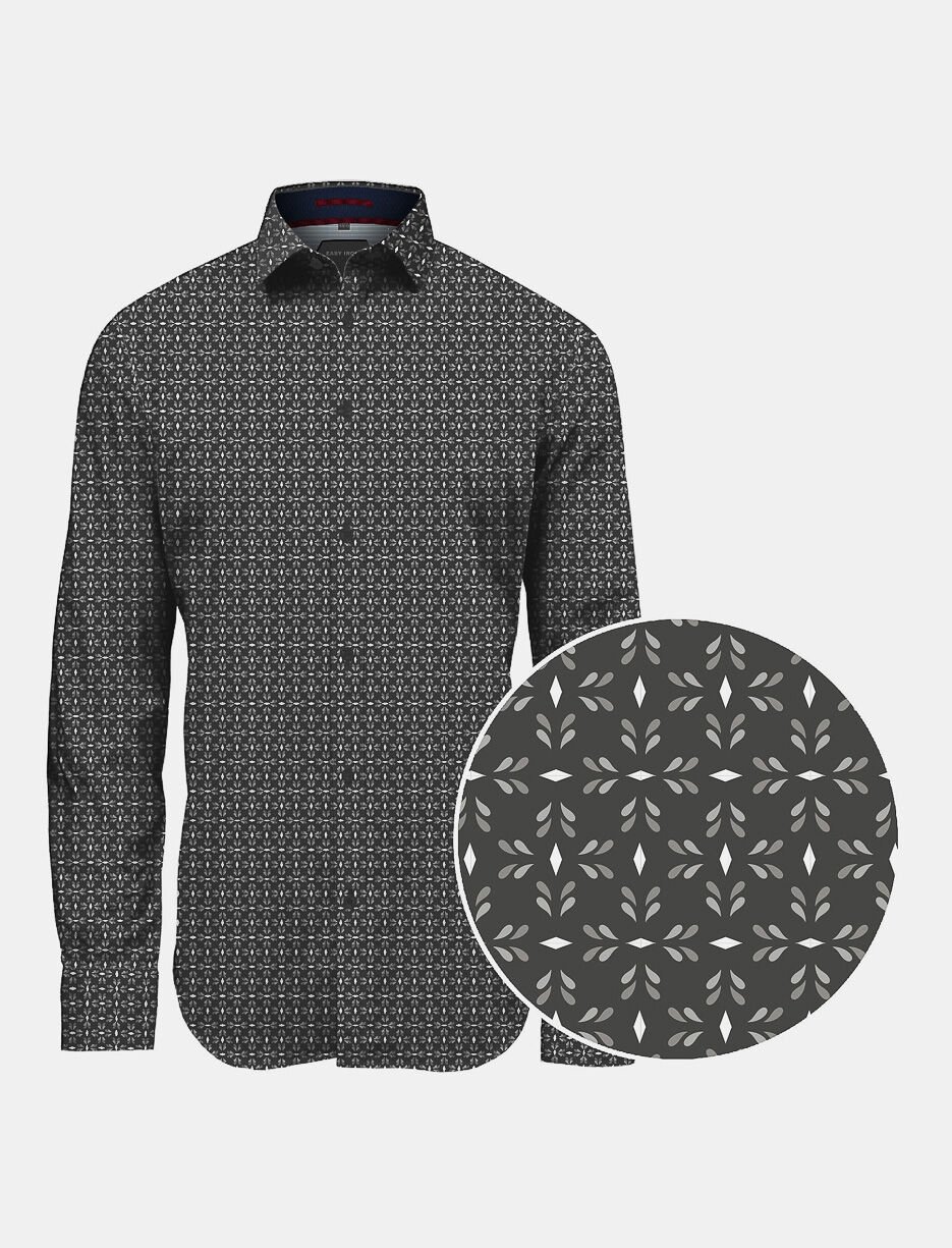 Chemise habillée à motif 